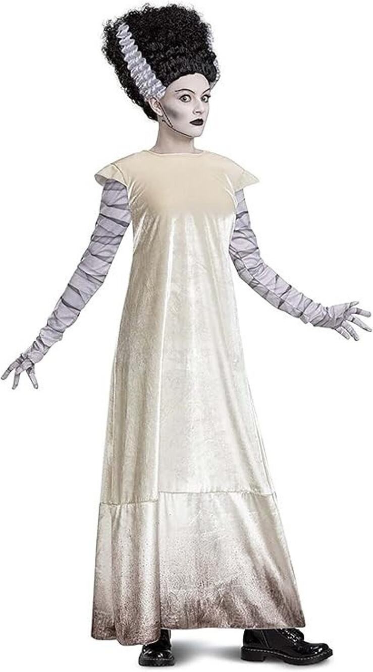 NEW Womens Bride of Frankenstein Costume, Official Universal Monster, SZ S